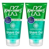 king shaves alphagel cooling menthol logo