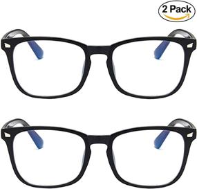 img 2 attached to Pack Blocking Comfortable Men Reduce EyeStrain Lightweight Strong