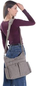 img 2 attached to 👜 MHCNLL Anti-Theft Crossbody Purse for Women - RFID, Waterproof Nylon Lightweight Shoulder Bag