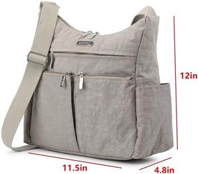 img 3 attached to 👜 MHCNLL Anti-Theft Crossbody Purse for Women - RFID, Waterproof Nylon Lightweight Shoulder Bag