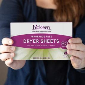 img 2 attached to Biokleen Laundry Dryer Sheets - 160 Sheets - Eco-Friendly & Fragrance-Free Fabric Softener