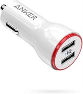 💡 автомобильное зарядное устройство anker 24w с двумя usb-портами: powerdrive 2 для iphone x/8/7/6s/plus, ipad pro/air 2/mini, note 5/4, lg, nexus, htc и других устройств - быстрая зарядка в пути логотип