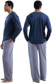 img 3 attached to PajamaGram PJ Set Men Pajamas