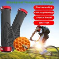 🚲 youmark mountain bike grips - bicycle handlebar grips for mtb, bmx, city bike, scooter - rubber bike grip logo