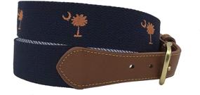 img 2 attached to 🏻 Belts for Boys with Award-Winning Embroidered Accessories from Charleston Belt Carolina