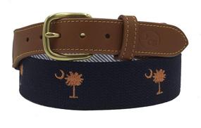 img 4 attached to 🏻 Belts for Boys with Award-Winning Embroidered Accessories from Charleston Belt Carolina