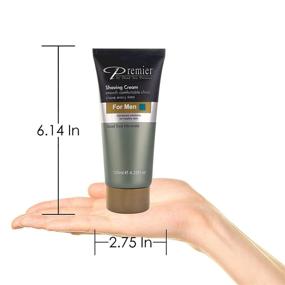img 2 attached to 🪒 Premier Dead Sea Men's Shaving Cream - Sensitive Skin, Non-Soap Formula, Protects against Nicks, Cuts, Razor Burns, and Ingrown Hair, Provides a Close Shave, Gentle and Protective for Soft, Beautiful Skin - 4.2 fl. oz