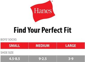 img 1 attached to 🧦 Optimized SEO: 10-Pack of Hanes Ultimate Crew Socks for Boys