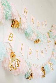 img 3 attached to Birthday Decoration Banner Garland Decorations