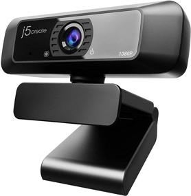 img 4 attached to 📸 j5create USB Streaming Webcam - 1080P HD, 360° Rotation, High Fidelity Mic, Plug-and-Play for PC/Mac/Laptop/Desktop, Skype/YouTube/Zoom/Facetime, Ideal for Conferences/Calls