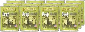 img 3 attached to 🐶 Top-Rated Evanger's All Natural Classic Beef Canned Dog Food - 12.8 oz. (Set of 12)