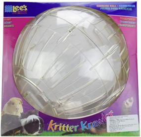 img 2 attached to 🐹 Lee's Kritter Krawler Giant Exercise Ball: 12-1/2-Inch Clear Ball for Small Pets