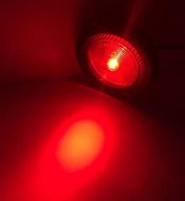 img 1 attached to 🚛 MAXXHAUL 80653 2" LED Round Red Clearance Side Marker Light with Grommet for Trailer, Truck, RV - 2 Pack