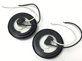 img 2 attached to 🚛 MAXXHAUL 80653 2" LED Round Red Clearance Side Marker Light with Grommet for Trailer, Truck, RV - 2 Pack