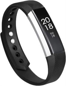 img 4 attached to VINIKI Compatible Fitbit Fitness Straps Wearable Technology and Accessories