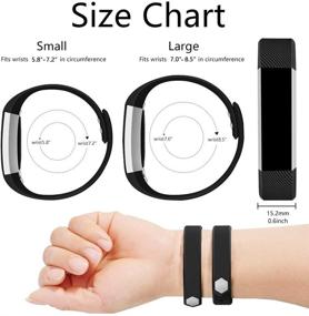 img 3 attached to VINIKI Compatible Fitbit Fitness Straps Wearable Technology and Accessories