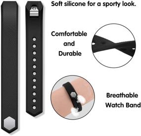 img 1 attached to VINIKI Compatible Fitbit Fitness Straps Wearable Technology and Accessories