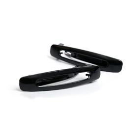 img 1 attached to Ouchless Flex Large Autoclasp Hair Barrettes by Goody, Pack of 2 (Color Varies)