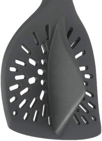 img 1 attached to Tovolo Ground Meat Tool - Easy Draining, Comfortable Grip, Dishwasher Safe, Charcoal Finish