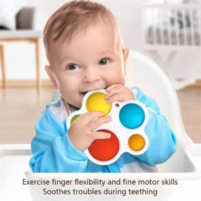 img 3 attached to 👶 Ingooood Baby Sensory Simple Dimple Toys & Gifts | Early Educational Fidget Toy for Babies & Toddlers, 6 Months+