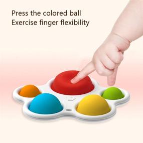 img 2 attached to 👶 Ingooood Baby Sensory Simple Dimple Toys & Gifts | Early Educational Fidget Toy for Babies & Toddlers, 6 Months+