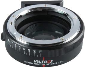 img 3 attached to 📸 "VILTROX NF-M43X 0.71x Nikon F Lens to Micro Four Thirds Camera Mount Adapter: Enhance Aperture Speed, Infinity Focus - Buy Now!