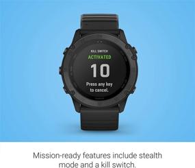 img 1 attached to ⌚Усовершенствованные Garmin tactix Delta: премиальные GPS-часы-смартфоны с особыми тактическими функциями, соответствующие военным стандартам.