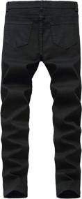 img 3 attached to Jeans for Boys: Fashionable 👖 Denim Cotton Skinny Jeans at Jeans Store