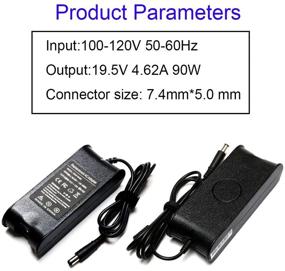 img 2 attached to 💻 Dell Latitude Laptop Charger: 19.5V 4.62A 90W AC Adapter Power Supply Cord - Compatible with Multiple Models