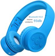 🎧 yusonic blue 2 kid bluetooth headphones - wireless headphones for toddler baby with 15 hours playtime, sharing port, microphone - ideal for school, boys, girls, tablet, laptop logo