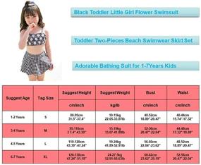 img 3 attached to Swimsuit 18 24M Tankini Swimwear Bathing Apparel & Accessories Baby Girls in Clothing