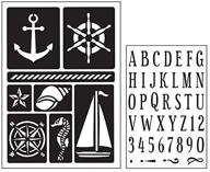 🛠️ enhance your diy projects with cart art-c nautical stamp and adhesive stencil set! logo