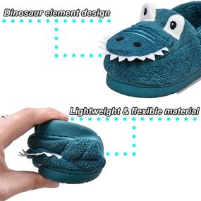 img 3 attached to 🦖 Durable and Comfortable MARITONY Toddler Dinosaur Slippers: Ideal Boys' Shoes and Slippers for Long-lasting Wear