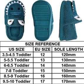 img 1 attached to 🦖 Durable and Comfortable MARITONY Toddler Dinosaur Slippers: Ideal Boys' Shoes and Slippers for Long-lasting Wear