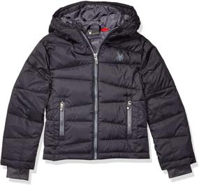 img 4 attached to 🧥 Переосмысление стиля: Spyder Youth Nexus Puffer Black Куртки и пальто для мальчиков.