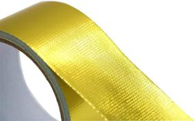 img 3 attached to 🔥 High Performance Reflect-A-Gold Heat Barrier Tape Roll - 2in x 16ft, Adhesive Backed