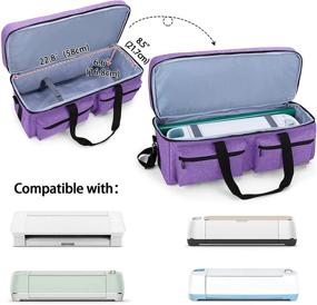 img 3 attached to CURMIO Double Layer Carrying Case Compatible With Cricut Maker Scrapbooking & Stamping for Die-Cutting & Embossing