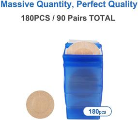 img 3 attached to 🏃 180-Piece Nipple Cover Set for Runners | Anti-Chafing Nipple Tape Patches | Ideal for Sports, Gym, and Everyday Use | Nipple Tape, Protectors, Stickers, and Adhesive Bandages Included