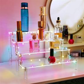 img 2 attached to 🌈 Vibrant Acrylic Display Organizer: A Colorful Decoration Solution