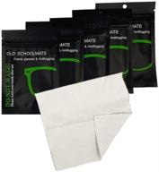 👓 pack of 5 anti fog wipes for glasses, face masks, eyeglasses - reusable, anti fogging cloth suitable for motorcycle helmet, goggles, camera lens, makeup mirror - individual pack for best anti fog performance logo