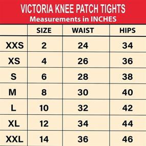 img 1 attached to 👖 One Stop Equine Shop: The Ultimate Choice for Women's Victoria Knee Patch Tights