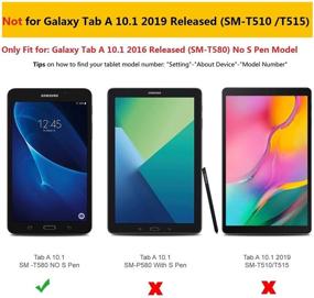 img 3 attached to 📱 TANTEK [3-Pack] Защитная пленка для экрана Samsung Galaxy Tab A 10.1 2016(SM-T580/T585, НЕ для 2019 модели): Термостойкое стекло для четкого изображения, защита от царапин, установка без пузырей