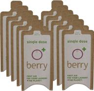 🌿 berryplus eco-friendly natural soap berry laundry detergent - 1-fl oz, 10-packets, single load logo