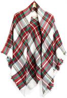 🧣 women's checked scarves: pashmina blanket scarfs and stylish accessories logo