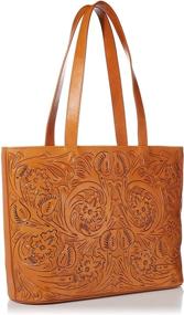 img 3 attached to Mauzari Women's Leather Handbag: Stylish Parota Women's Handbag & Wallet Combo