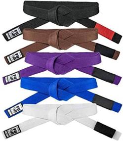 img 1 attached to 🥋 Superior Quality Fuji Premium BJJ Belt in Purple - Must-Have Men's Accessory
