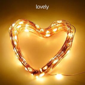 img 1 attached to 🔮 Koopower Fairy Lights Battery Operated with Remote Control: 36ft 100 LEDs 9 Modes Copper String Lights - Warm White Twinkle Firefly Lights for Patio Garden Party Christmas Decoration