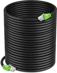 img 4 attached to GearIT Cat6 Outdoor Ethernet Cable: 200 Feet, In Wall & Direct Burial, CCA Copper Clad
