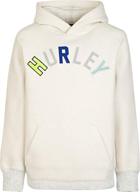 hurley pullover hoodie birch checkered boys' clothing ~ fashion hoodies & sweatshirts logo
