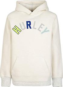 img 2 attached to Hurley Pullover Hoodie Birch Checkered Boys' Clothing ~ Fashion Hoodies & Sweatshirts